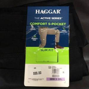 Haggar 5 pocket comfort pants